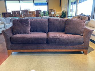 BAUHAUS Grape Wooden Frame 3-Seater Sofa