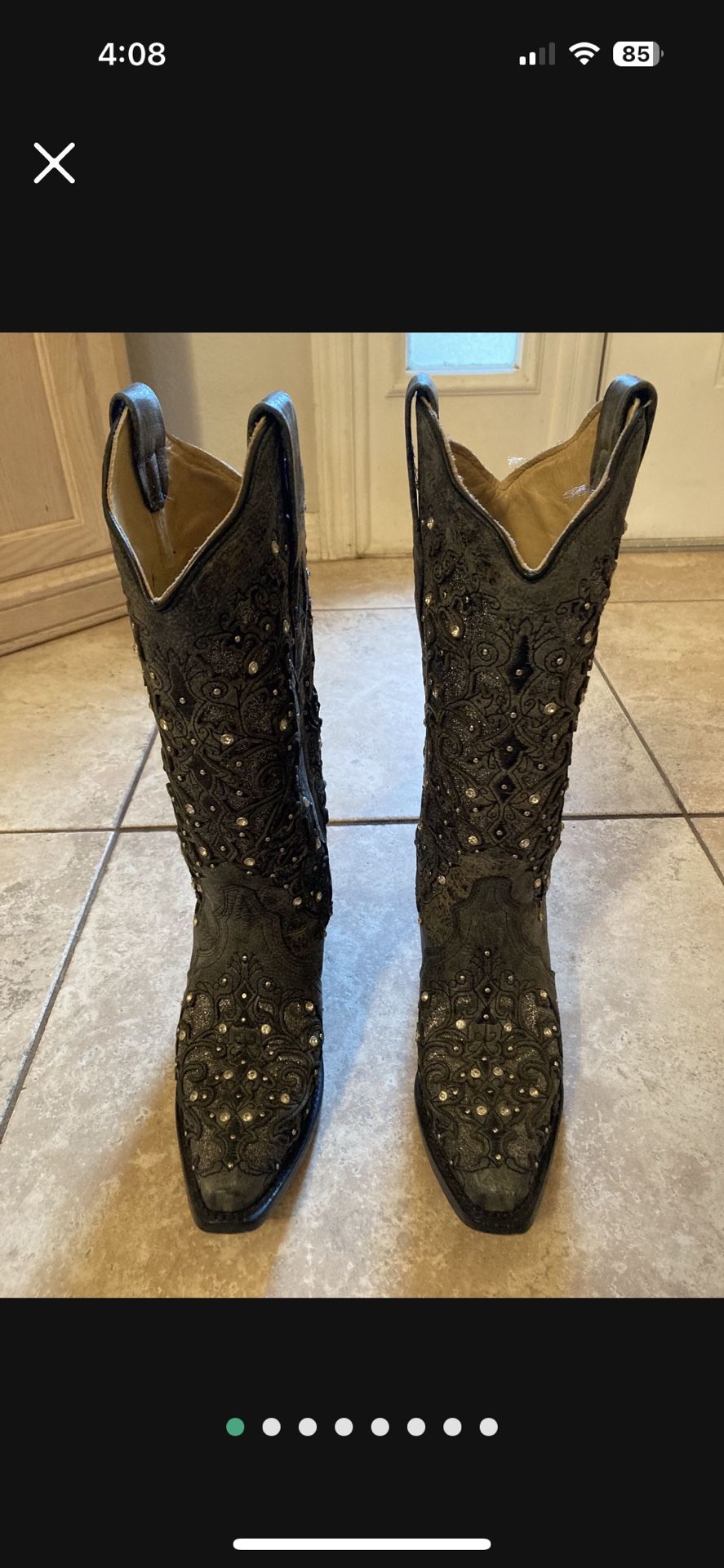 Corral Women’s Cowboy Boots With Bling