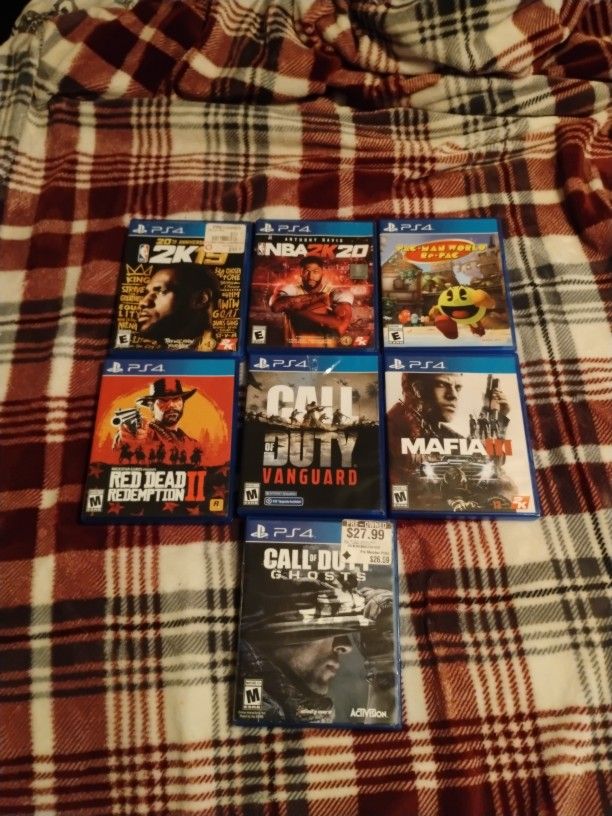 PS4 Games All For 80
