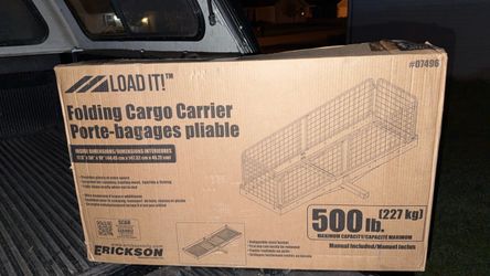 Erickson Steel Folding Load It Folding Cargo Carrier With Sides