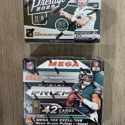Panini NFL Prizm Mega And Prestige Blaster Boxes