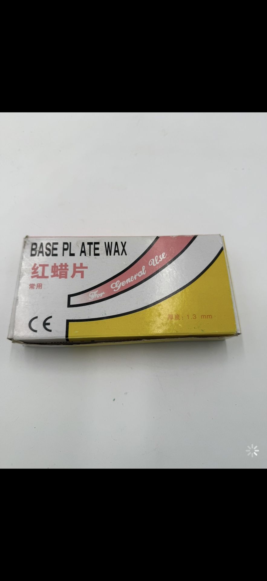 1 Box 14 Sheets Dental Lab Base Plate Utility Wax Red Modeling Thickness 1.3mm