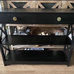 console table black 