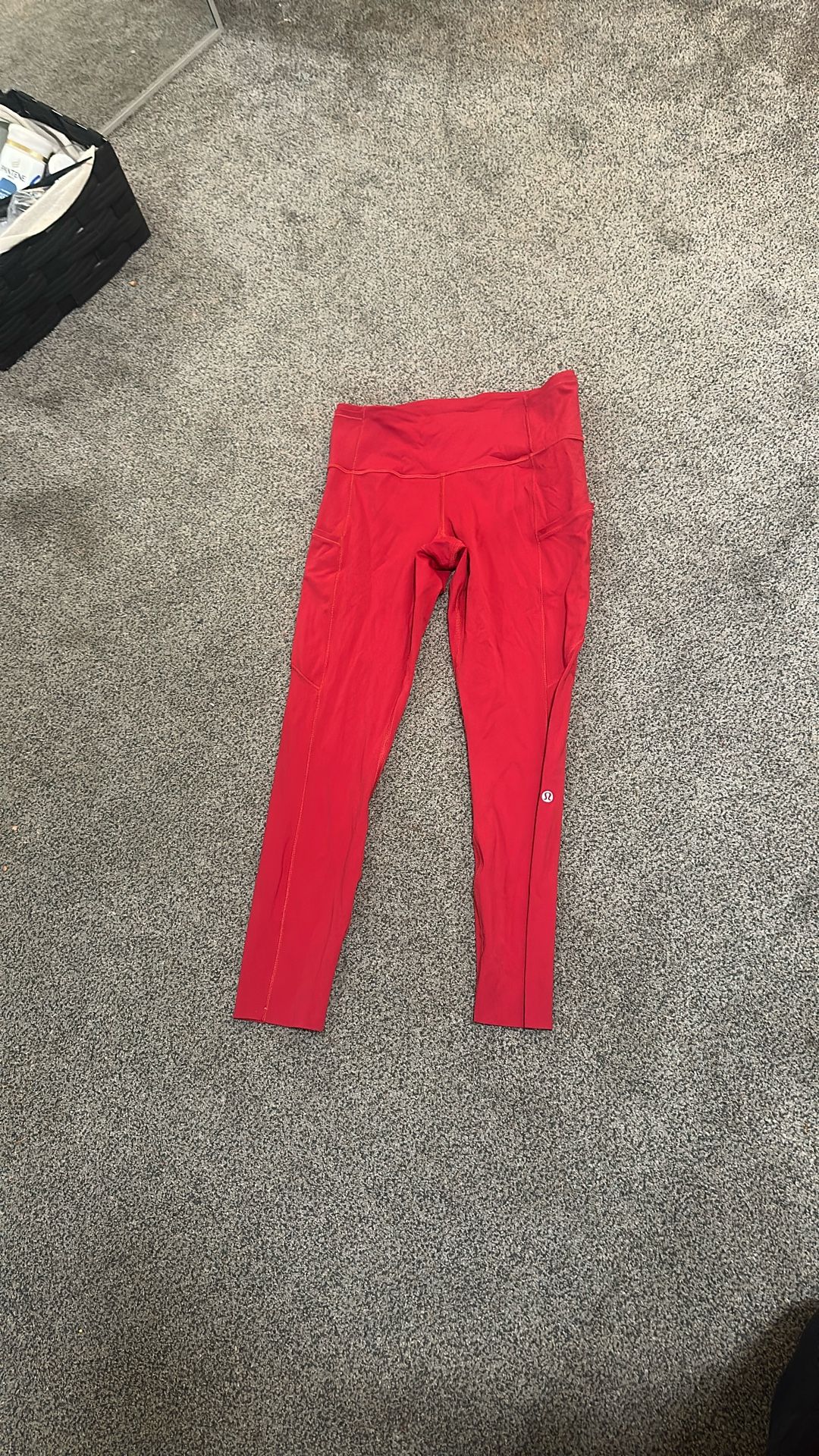 Red Lululemon Leggings