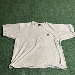Vintage Grey Timberland Logo Tee 