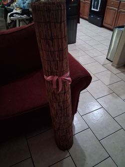 Rolled Bamboo Reed Fence Panel