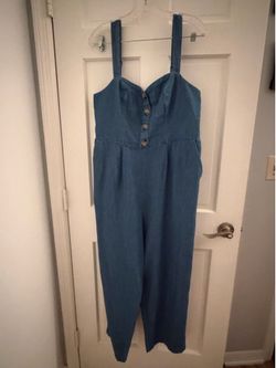Denim Romper