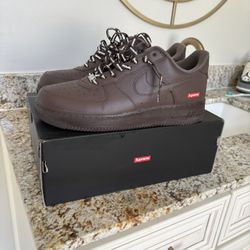 Supreme / Nike AF1 “Baroque Brown”