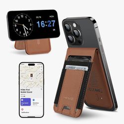 MagSafe Wallet Stand with Find My(Brown)