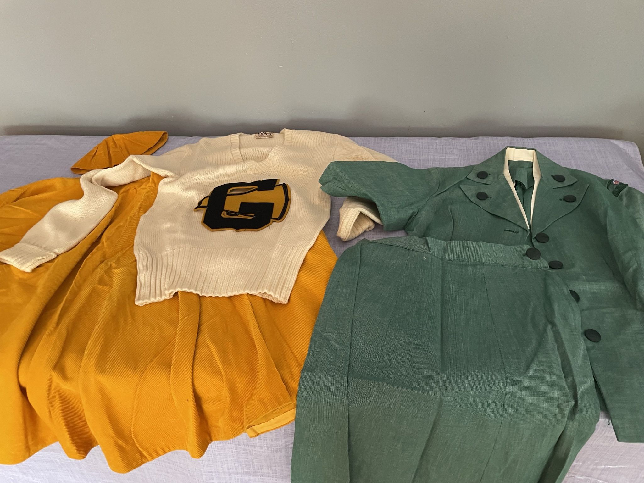 Vintage Cheerleader Uniform And Girl Scout Uniform