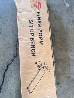 FINER FORM Sit-Up Bench – Open Box