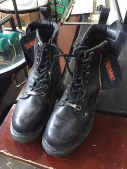 Harley Davidson black boot size 8 $100