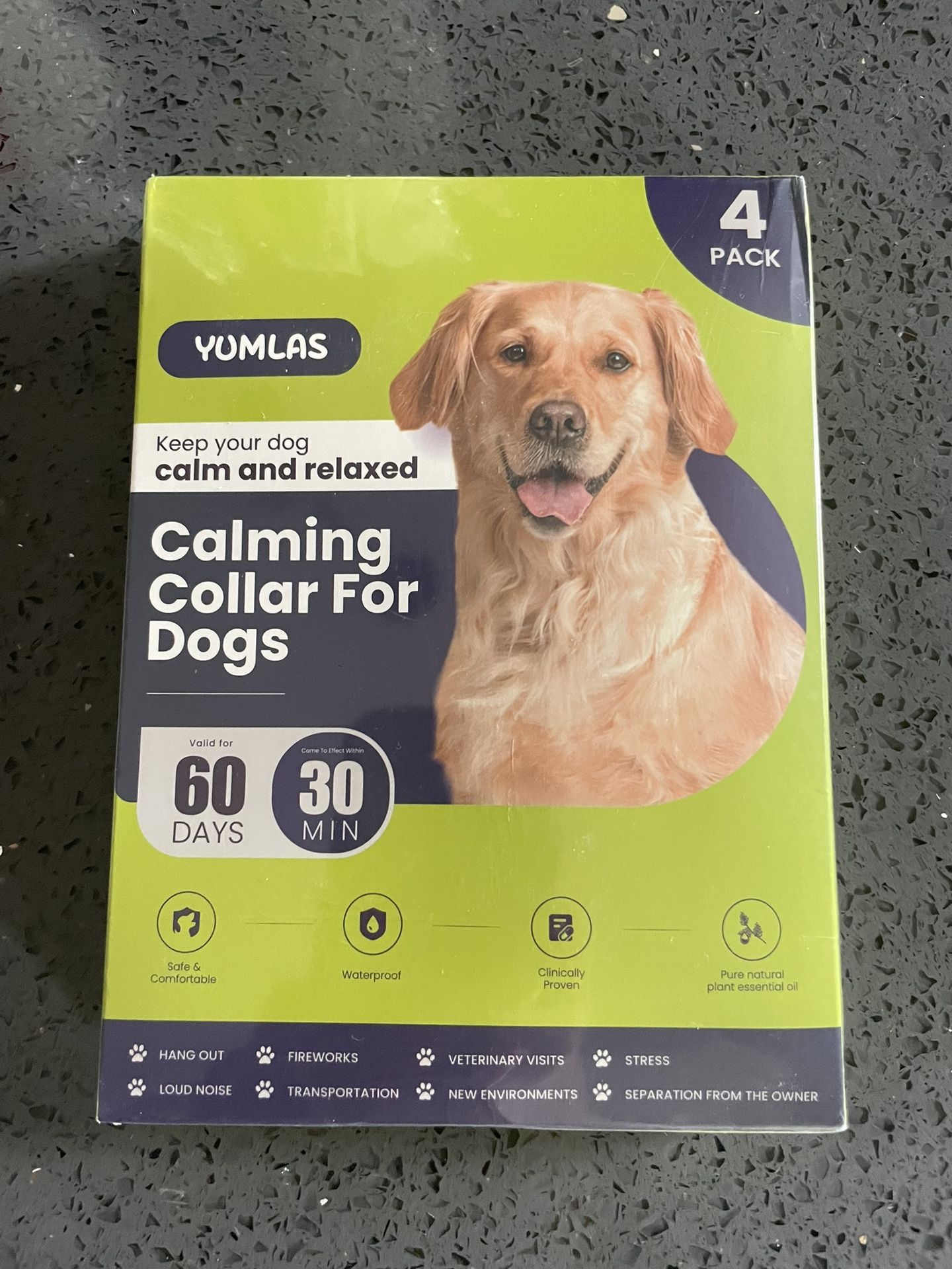 Calming Collar For Dogs (4) Brand New