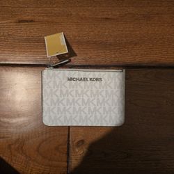 Michael Kors small white wallet