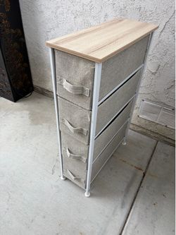 4 drawer end table night stand