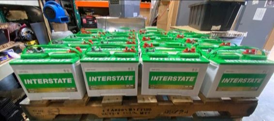New marine battery of the Interstate brand, 1-year warranty