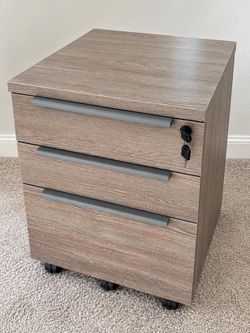3-Drawer Mobile Pedestal File Cabinet