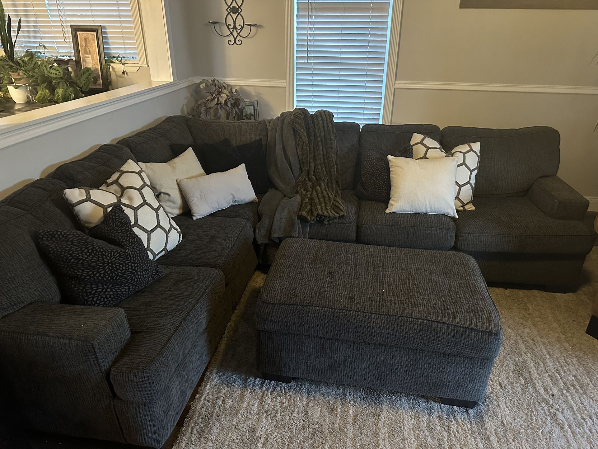 Dark Grey Couch
