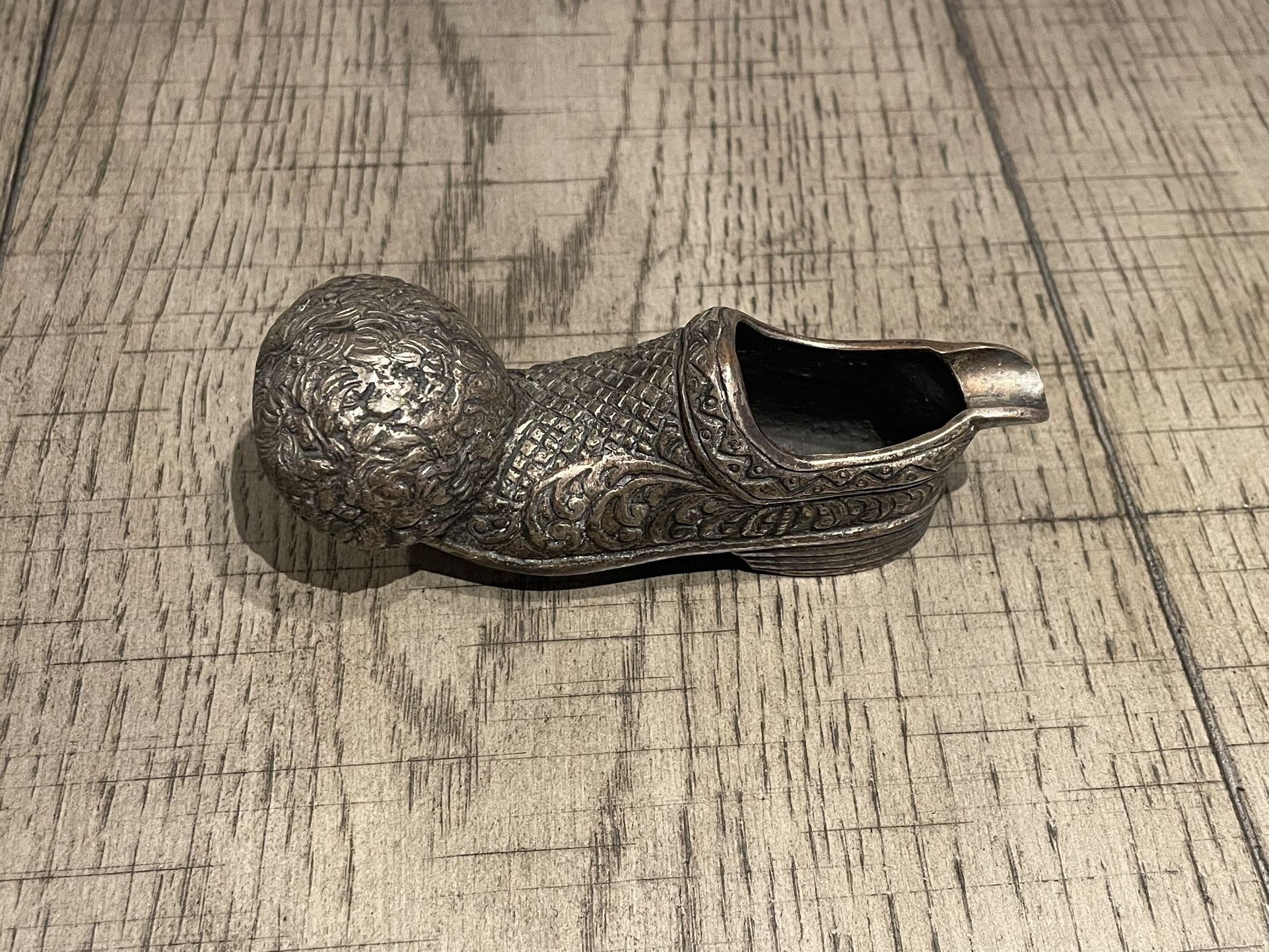 Brass Shoe Ashtray