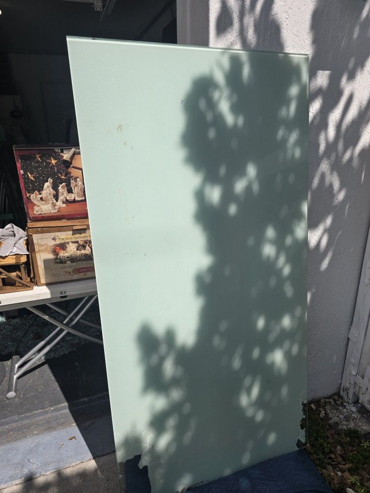 Free Glass Dining Table 37" X 72"
