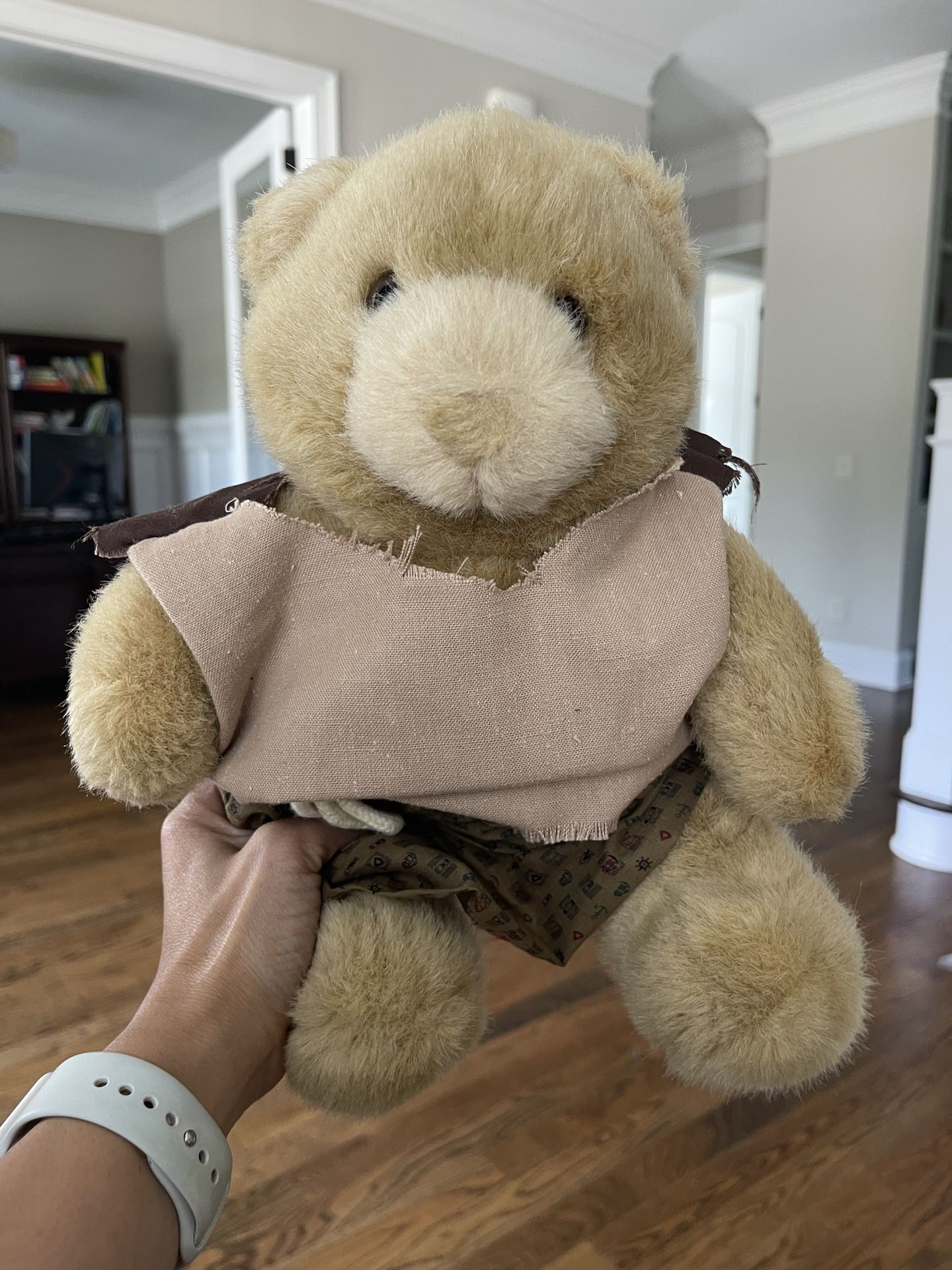 Build A Bear  Vintage Brown Teddy Bear Stuffed Animal Plush 1997