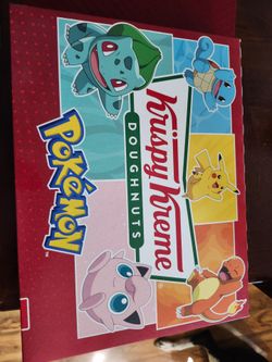 Krispy Kreme Pokémon Collaboration Doughnut Box