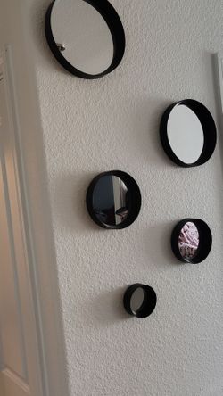 Wall deco mirrors set