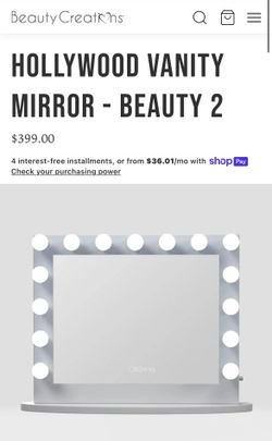 Beauty creations Vanity Mirror With Bluetooth