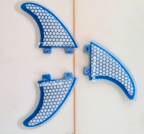 Surfboard Surf Fins FCS Thruster Set Honeycomb 