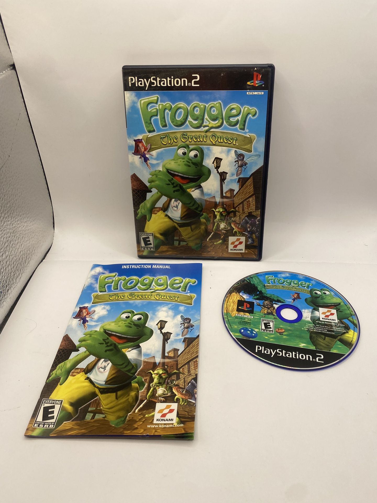 Frogger: The Great Quest Sony PlayStation 2 PS2 Game Complete With Manual Tested
