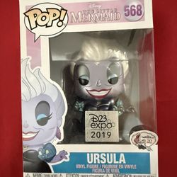 Funko Pop! Disney The Little Mermaid Ursula Metallic #568 D23 Expo 2019 Vaulted 
