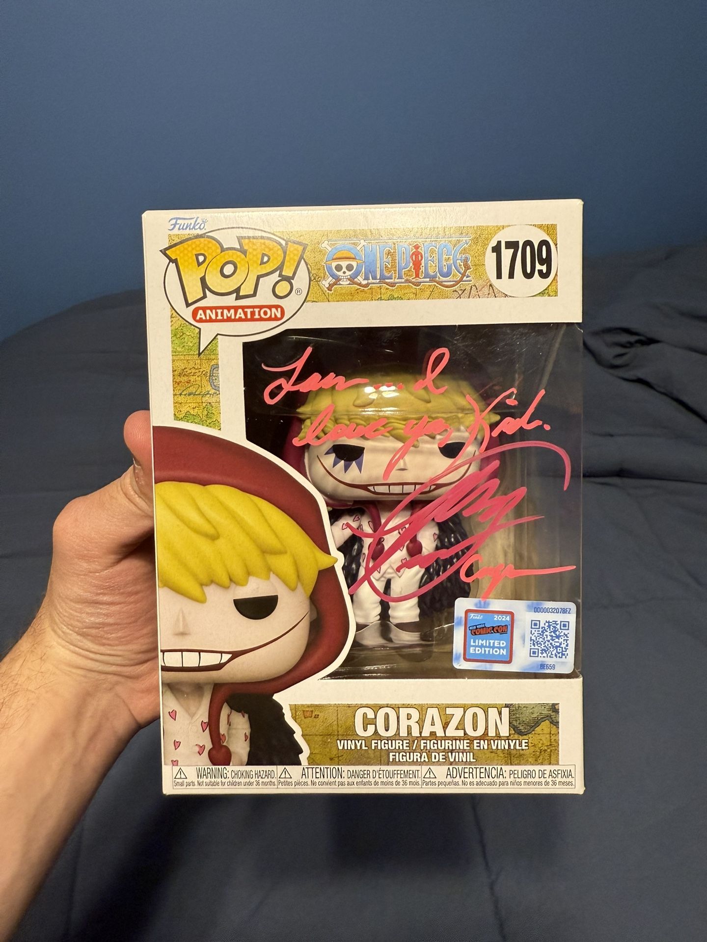 Funko Pop! Corazon Signed 1709 NYCC Con Exclusive