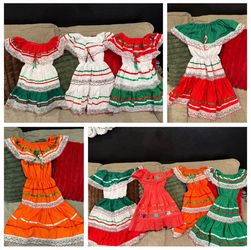 TRADITIONAL MEXICAN DRESS FOR KIDS GIRLS MEXICAN DRESS