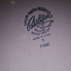 Pink Antique Dinner Dishes