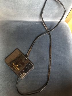 Kate Spade - lanyard/ card reader- black color