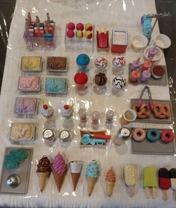 Miniature Ice Cream & Dessert Toy Food Set