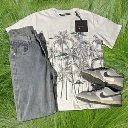 Palm Angles White Palm T-Shirt Men’s Small - Medium