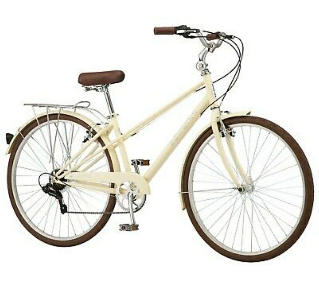 Women's 29" Cruiser Hybrid Bicycle 7 Speed Brand New Rack & Bell