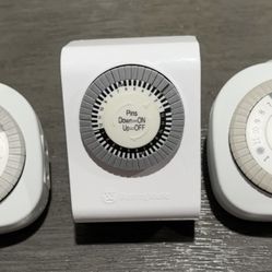 Timer For Christmas Lights - Set of 3 For $5