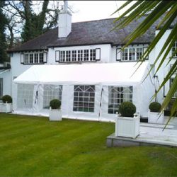 HEAVY-DUTY  PARTY TENT 13 x 26 ft. White PE

