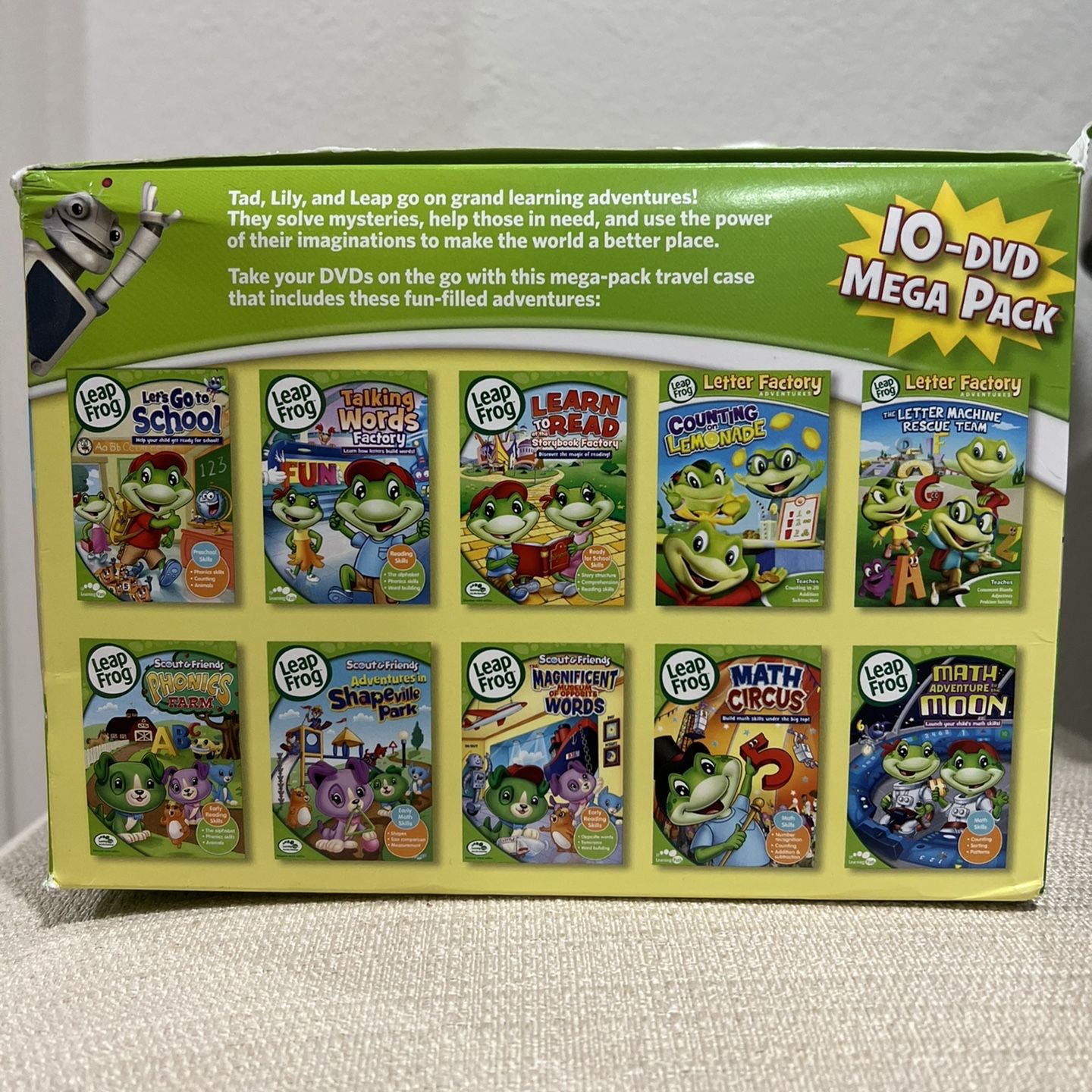 Leapfrog: Learn with Leap 10-DVD Mega Pack for Sale in Leapfrog: Learn with Leap 10-DVD Mega Pack for Sale in