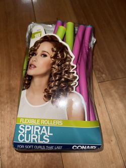 CONAIR Flexible Rollers Spiral Curls 