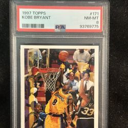 1997 Kobe Bryant Topps HOF. 2nd Yr. R/C