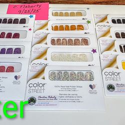 Color Street GLITTERS Sets (3 of 5 listings)
