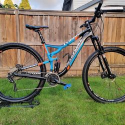 Cannondale Trigger 4 (2014) – Excellent Condition Size Large Full Suspension Mountain Bike 