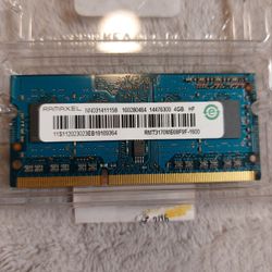 HP Ramaxel Laptop DDR3 1600 4GB Memory Stick New