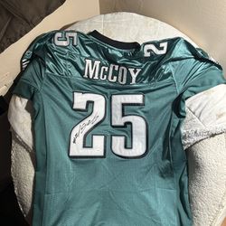 Autographed McCoy jersey
