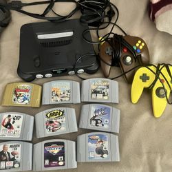 Nintendo 64 With Games 
