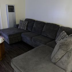 Grey  Sectional Couch