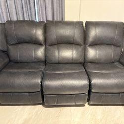 Power Reclining Sofa Set with USB Port